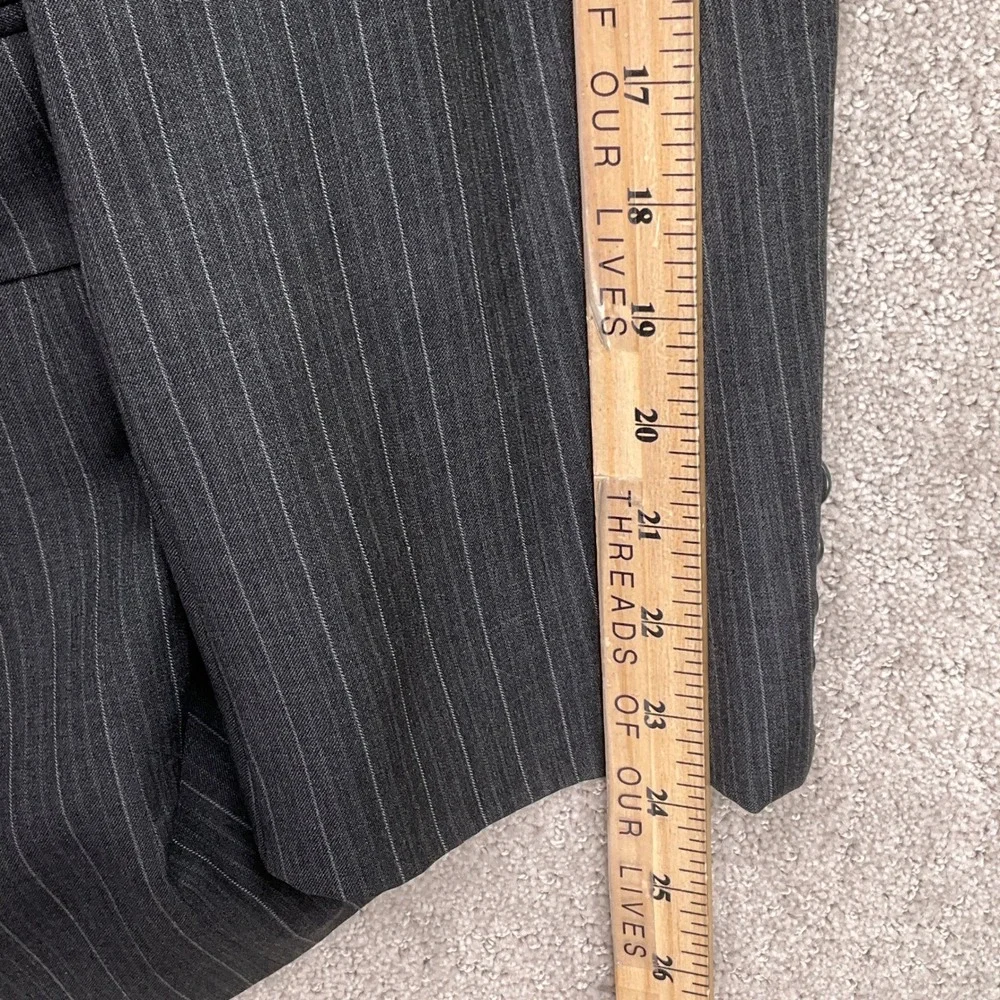 Joseph Abboud Blazer Men 44R‎ Gray Pinstripe Classic Wool Suit Jacket Classic